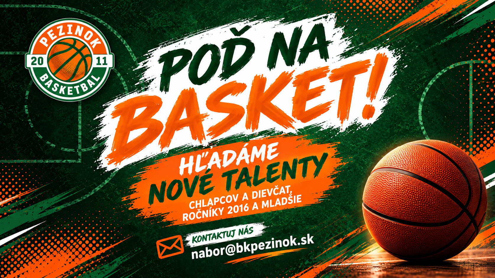 Nábor BK Pezinok